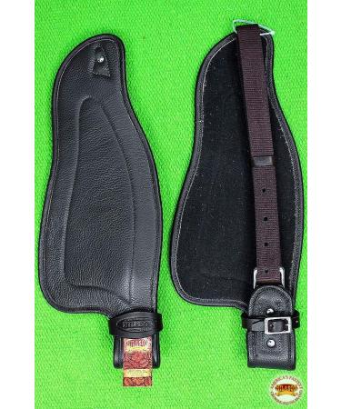 HILASON Black Leather Endurance Saddle Replacement Fenders - Pair - Buy Online on GoSupps.com