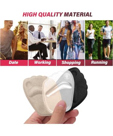 Wllhyf Metatarsal Pads - 3 Pairs Anti-Slip High Heel Inserts for Men & Women | Reusable Gel Cushions for Foot Pain Relief - Buy Online on GoSupps.com