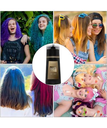 Nova Hair Dye Instant Hair Color Shampoo for Black Hair Magic Hair Dye Shampoo Long Lasting for Men and Women (Light Brown) - Buy Online on GoSupps.com
