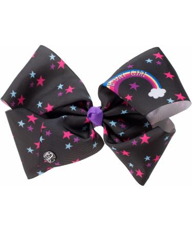 Jojo Siwa Signature Black Birthday Girl JoJo Bow Happy Birthday Bow - Buy Online on GoSupps.com