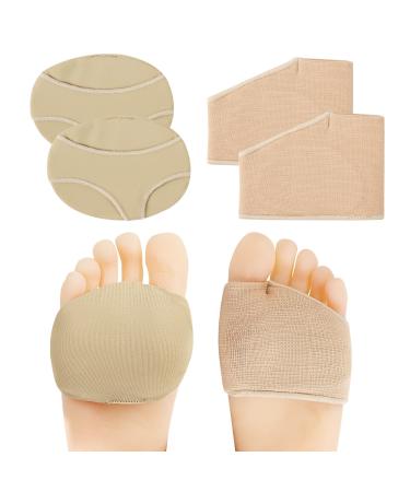 Conffill Metatarsal Pads Ball of Foot Cushions for Women Men Forefoot Cushion Pads Metatarsalgia Inserts L(W:8-10 M:9-11)