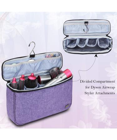 Teamoy Purple Travel Storage Bag for Dyson Airwrap Styler - Portable Organizer for Styler and Attachments | Style 2 - Buy Online on GoSupps.com