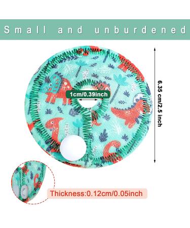 24 Pack Dinosaur Cotton Pads for Feeding Support - G Shape Button Covers for Nursing Care - Buy Online on GoSupps.com
