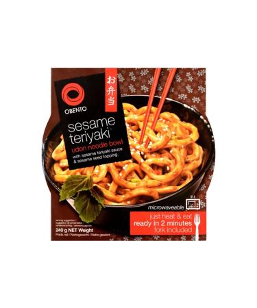 Obento sesame Teriyaki Udon Bowl 240 g - Buy Online on GoSupps.com