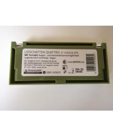 alverde NATURKOSMETIK Oogschaduwpalet Quattro 37 Chocolate 44 g - Buy Online on GoSupps.com