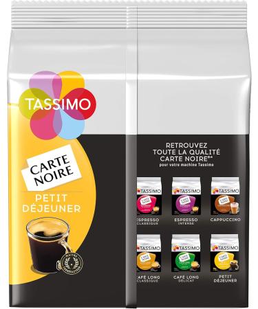 Tassimo Coffee Pods - 80 Drinks Carte Noire Breakfast (5 x 16 Drinks) - Buy Online on GoSupps.com