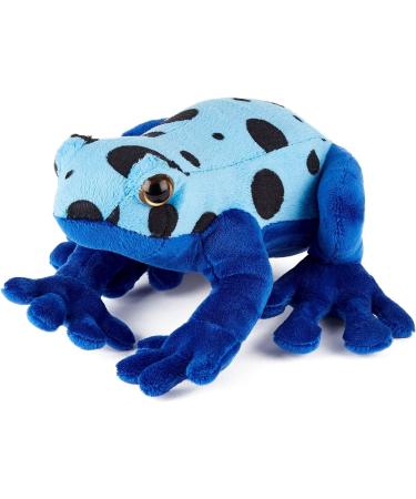 Zappi Co Blue Poison Dart Frog Plush Toy - 20cm - Safari Animals Collection | Soft & Cuddly Stuffed Animal for Kids - Buy Online on GoSupps.com