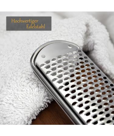 Stainless Steel Horn Skin Remover - Cornhaut Trassel Foot Care Tool - Effective Cornea Removal Device (1 Pack Black) - Buy Online on GoSupps.com