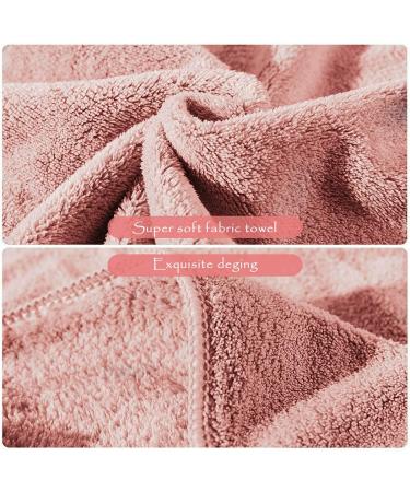 Xinrjojo 3 Piece Coral Microfiber Washcloth Set - Quick-Dry, Super Soft & Absorbent Towels for Makeup Removal, Bathroom, Shower, Gym & Hotel Use - 13x13 inches - Buy Online on GoSupps.com