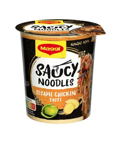Buy Maggi Magic Asia Saucy Noodles Sesame Chicken Flavor Cup - 8 Pack (8x75g) | International Shipping Available - Buy Online on GoSupps.com