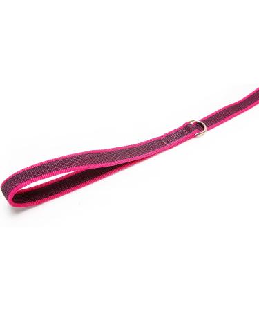 IDC Color & Gray Rubberized Leash - 20mm x 2m with Loop & D-Ring - Pink-Gray for International Shipping - Buy Online on GoSupps.com