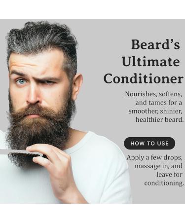 Bella Terra Oils Beard Oil 4oz | Organic Vitamin E Jojoba & Argan | Anti-Frizz Formula for Luster & Care - Buy Online on GoSupps.com