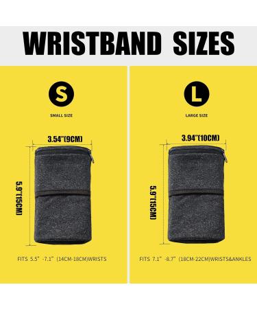 Sports Wrist Bag with Zipper for Running Jogging Walking & Yoga - Durable Black | International Shipping Available - Buy Online on GoSupps.com