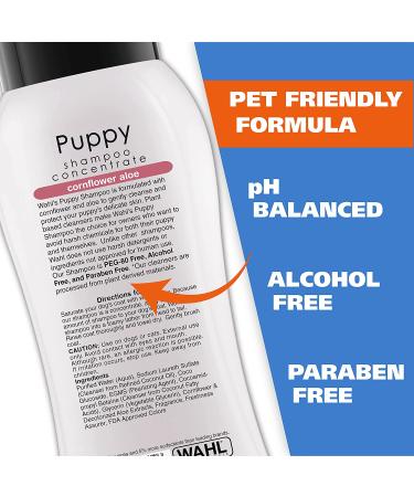 Wahl Gentle Puppy Shampoo for Pets 24 Oz - Cornflower & Aloe Formula for Clean Grooming - Buy Online on GoSupps.com