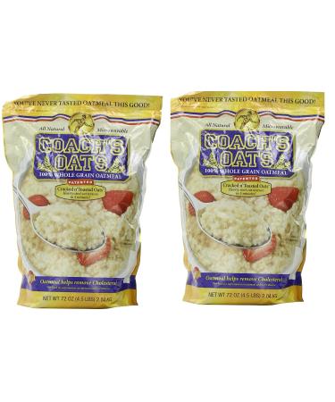 Coach's Oats 100% Whole Grain Oatmeal, 4.5 lbs (2-Pack)