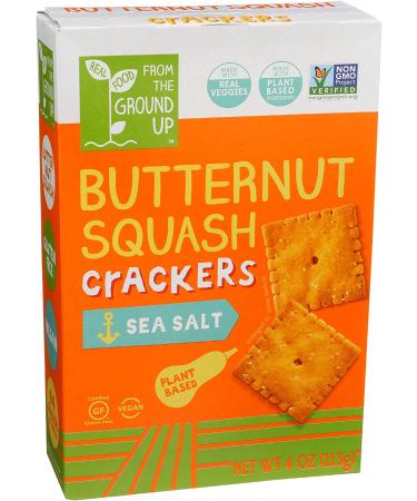 Buy From The Ground Up Butternut Squash Sea Salt Crackers - Healthy Snack Option - Buy Online on GoSupps.com