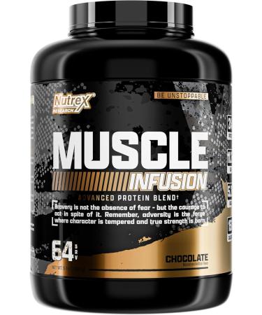 Nutrex Research Whey Protein Powder Chocolate Muscle Infusion Whey Isolate w/EAA & Hi BCAA for Muscle Gain - 5 Pounds - Muscle Builder for Men & Women Sports Nutrition Delicious Taste & Texture - Buy Online on GoSupps.com