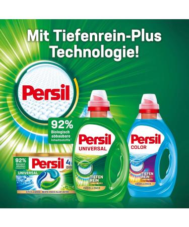 Buy Persil Universal Power Gel Liquid Detergent 4L - 80 Loads Biodegradable Effective Depth Pure Plus Technology - Buy Online on GoSupps.com