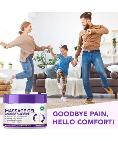 Yuecjian Massage cream Professional knee relief gel fast absorbing long lasting body relief for feet back knees muscles - Buy Online on GoSupps.com
