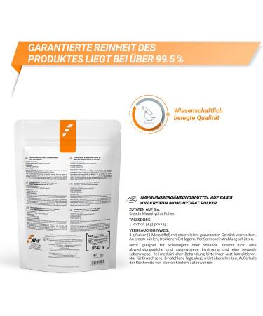 100% Pure Creatine Monohydrate - 500g | Boost Strength & Muscle Growth | 166 Servings - International Shipping Available - Buy Online on GoSupps.com