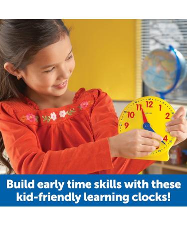 Buy Learning Resources Big Time Classroom Clock Set - Enhance Time-Telling Skills | Fast International Shipping - Buy Online on GoSupps.com