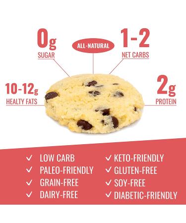 Kalifornia Keto Cookie Mix  Low Carb  Keto Friendly  and Low Sugar Keto Snacks  Gluten Free  Dairy Free  Soy Free  & Grain Free (Chocolate Chip (Pack of 1)) - Buy Online on GoSupps.com