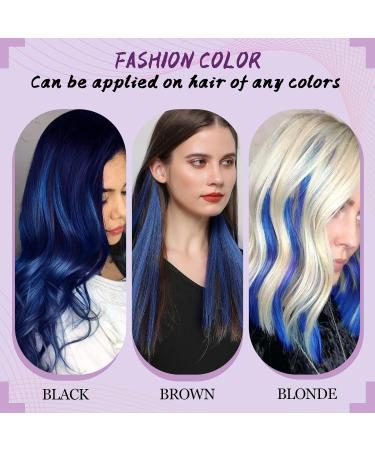 Buy Runature Blue U Tip Real Hair Extensions - 50cm 25g 25 Strands Premium Quality Blue Hair Extensions - 20 Inch Bonded for Easy Application - Buy Online on GoSupps.com