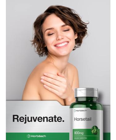 Horb ach Horsetail Herb Capsules 800mg | 180 Count | Non-GMO Gluten Free Herb Extract Supplement - Buy Online on GoSupps.com