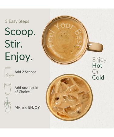 BIOptimizers Mushroom Coffee Alternative Salted Caramel Drink Lion s Mane Chaga Reishi + Collagen Peptides for Focus Energy & Gut Health Adaptogenic Mushrooms & MCT Powder 30 Servings Salted Caramel - 30 Servings - Buy Online on GoSupps.com