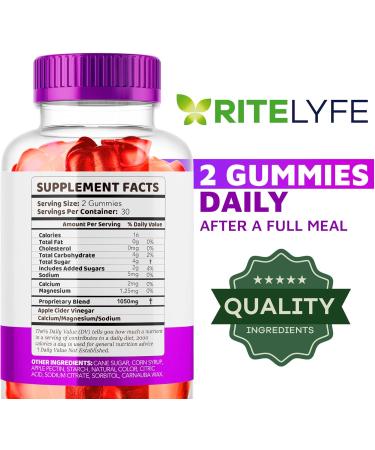 (2 Pack) RiteLyfe Gummies RiteLyfe RiteLyfe Gummies Advanced Formula RiteLyfe Supplement Gummies RiteLyfe Natural Stabilizer Gummies Rite Lyfe Gummies Support 120 Gummies for 2 Months - Buy Online on GoSupps.com