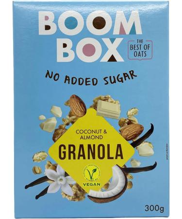 BOOM BOX Forest Fruits Coconut and Almond Oat Granola - 300g Nutrient-Rich Breakfast Delight - Buy Online on GoSupps.com