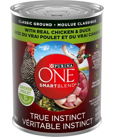 Purina ONE Wet Dog Food Beef & Brown Rice 368g (12 Pack) + Purina ONE Smartblend True Instinct Wet Dog Food Real Chicken & Duck 368g (12 Pack) Dog Food + Dog Food Chicken & Duck - Buy Online on GoSupps.com
