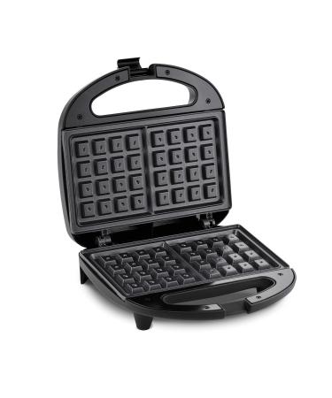 Elite Gourmet EWM-2207# Electric Non-Stick PFOA-Free Belgian Waffle Maker Iron, Breakfast, Sandwiches, Snacks, Burgers and more, 2-Slice, Black