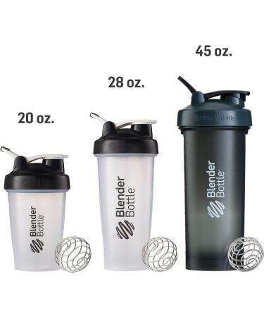 BlenderBottle Pro45 Extra Large Shaker Bottle 45oz - Grey/Blue - Buy Online on GoSupps.com