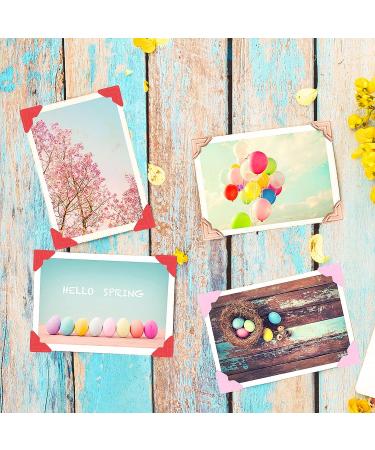 6 Colors 12 Sheets Adhesive Corners for Photos Picture Corners Acid Free Self Adhesive Photo Corners  Self Adhesive Corners Stickers Photo Mounting Corners for DIY Scrapbook Photo Album Journal - Buy Online on GoSupps.com
