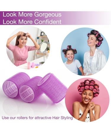 KHEERANA 44MM Self Grip Hair Rollers - 10 Piece Set for Medium Hair - Salon Hairdressing Curler for Styling - Self Holding DIY Roller for Short and Long Hair - Buy Online on GoSupps.com