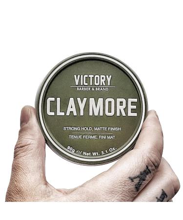 Victory Barber & Brand Claymore Pomade - Strong Hold Matte Finish for Men | USA Made Low Shine Perfect for Rough & Ready Styles - Buy Online on GoSupps.com