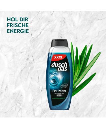  Duschdas Duschdas 3 in 1 Shower Gel and Shampoo for Men XXXL with Fresh Energy Fragrance Formula for a Refreshing Start to the Day 680ml - Buy Online on GoSupps.com
