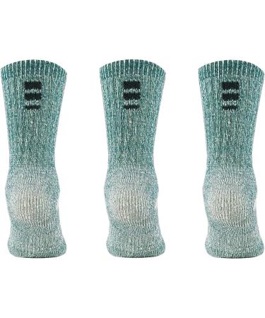 MERIWOOL Kids Merino Wool Hiking Socks - 3 Pack Green Large - Buy Online on GoSupps.com