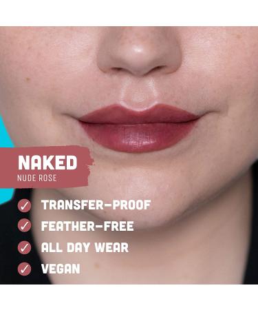 Skingasm Liquid Blading Lips - Hyper-Brilliant 2-Phase Lip Stain for Long-Lasting Color - Smudge Proof Vegan Lip Makeup (Naked) - Buy Online on GoSupps.com