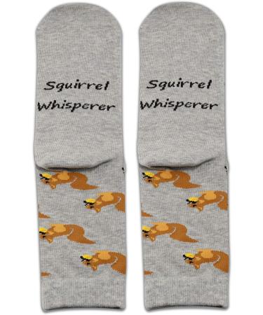 PXTIDY Funny Squirrel Whisperer Socks Gift for Squirrel Lovers Feeder Animal Squirrel Gift Socks for Squirrel Fans 00 SquirrelÂ Whisperer - Buy Online on GoSupps.com