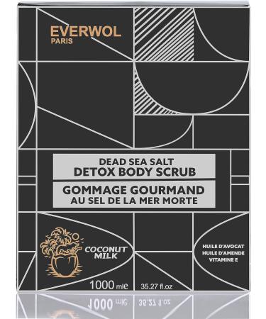 EVERWOL - LOT: 1 GREEN TEA FACE MASK 120ML with GREEN CLAY + 1 FACE BODY SCRUB - DEAD SEA SALT COCONUT 1KG. - Buy Online on GoSupps.com