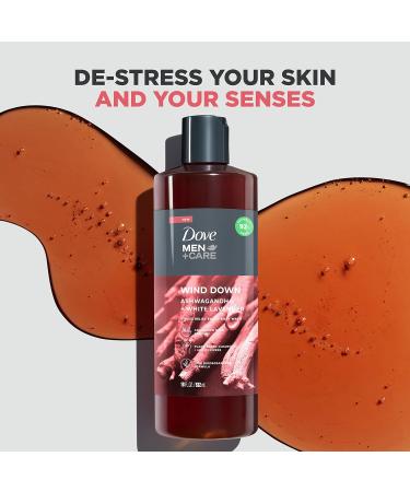 Dove Men+Care Wind Down Ashwagandha & White Lavender Face + Body Wash 18 oz - 4 Pack - Buy Online on GoSupps.com
