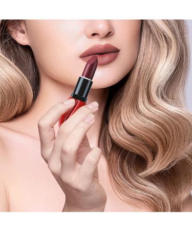 Duoffanny Matte Lipstick Set - 6Pcs Red Long-Lasting Waterproof Lipstick Kit for Women - Non-Stick Cup, Fade-Resistant Formula - Perfect Makeup Gift - Buy Online on GoSupps.com