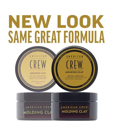 American Crew Molding Clay 3 oz - Strong Hold Hair Styling Wax for Men - Buy Online on GoSupps.com