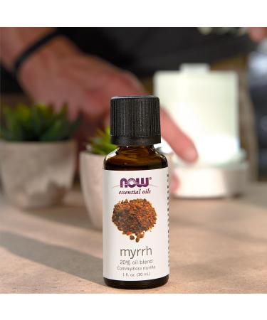 Buy Now Foods Myrrh Essential Oil Blend 20% - 1 fl oz (30 ml) - International Shipping Available - Buy Online on GoSupps.com