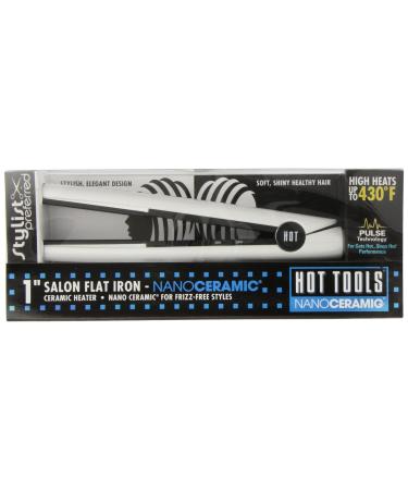 Hot Tools Nano Ceramic 1 Flat Iron 1In