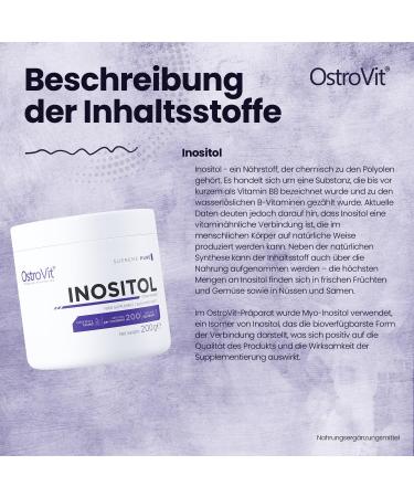Inositol Powder 200g OstroVit - Buy Online on GoSupps.com