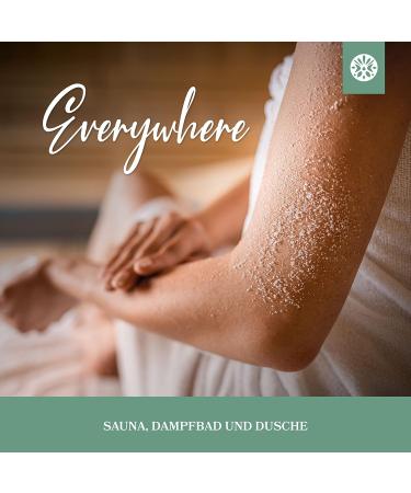 Lowell 500g Sea Salt Body Peeling Scrub with Jojoba Oil - Nourishing Lemongrass Shower & Sauna Exfoliant - Buy Online on GoSupps.com