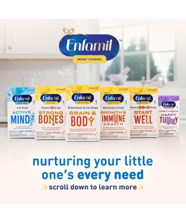 Enfamil Fer-in-Sol Iron Supplement Drops for Infants & Toddlers Supports Brain Development 50 mL Dropper Bottle Pack of 3 1.67 Fl Oz (Pack of 3) - Buy Online on GoSupps.com